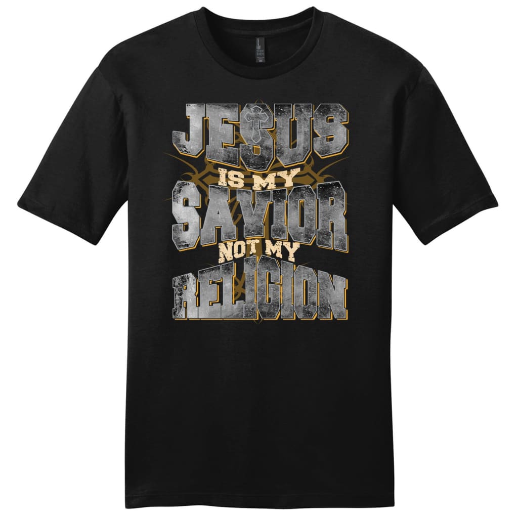 Jesus Is My Savior Not My Religion Men’S Christian T-Shirt – Jesus Shirts