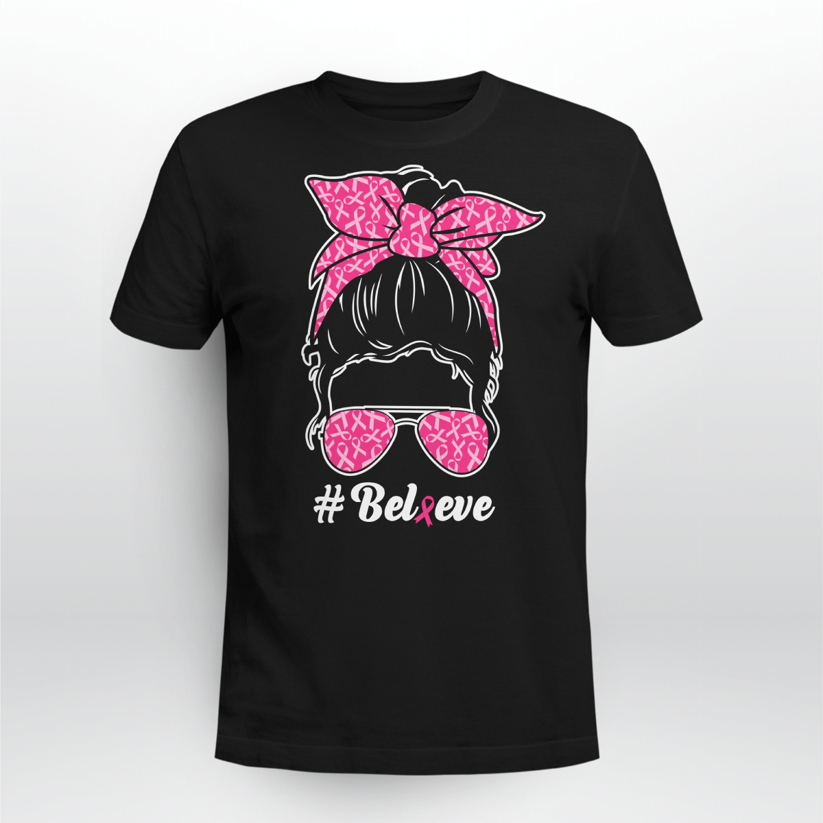 Breast Cancer Awareness Tshirt For Black Woman Shirt Believe Shirt