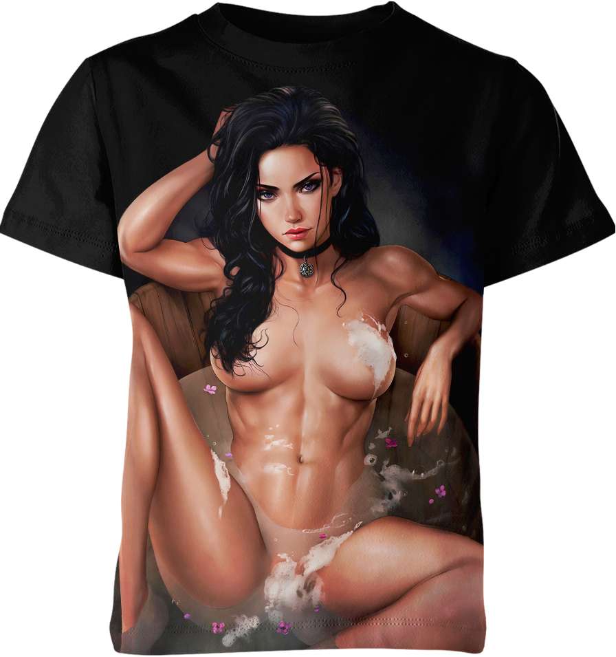 Yennefer Of Vengerberg From The Witcher Ahegao Hentai Shirt