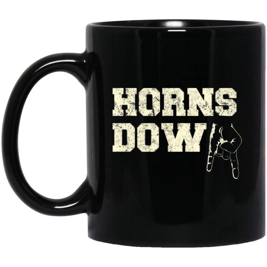 Vintage Oklahoma Horns Down Football Fan Coffee Mug