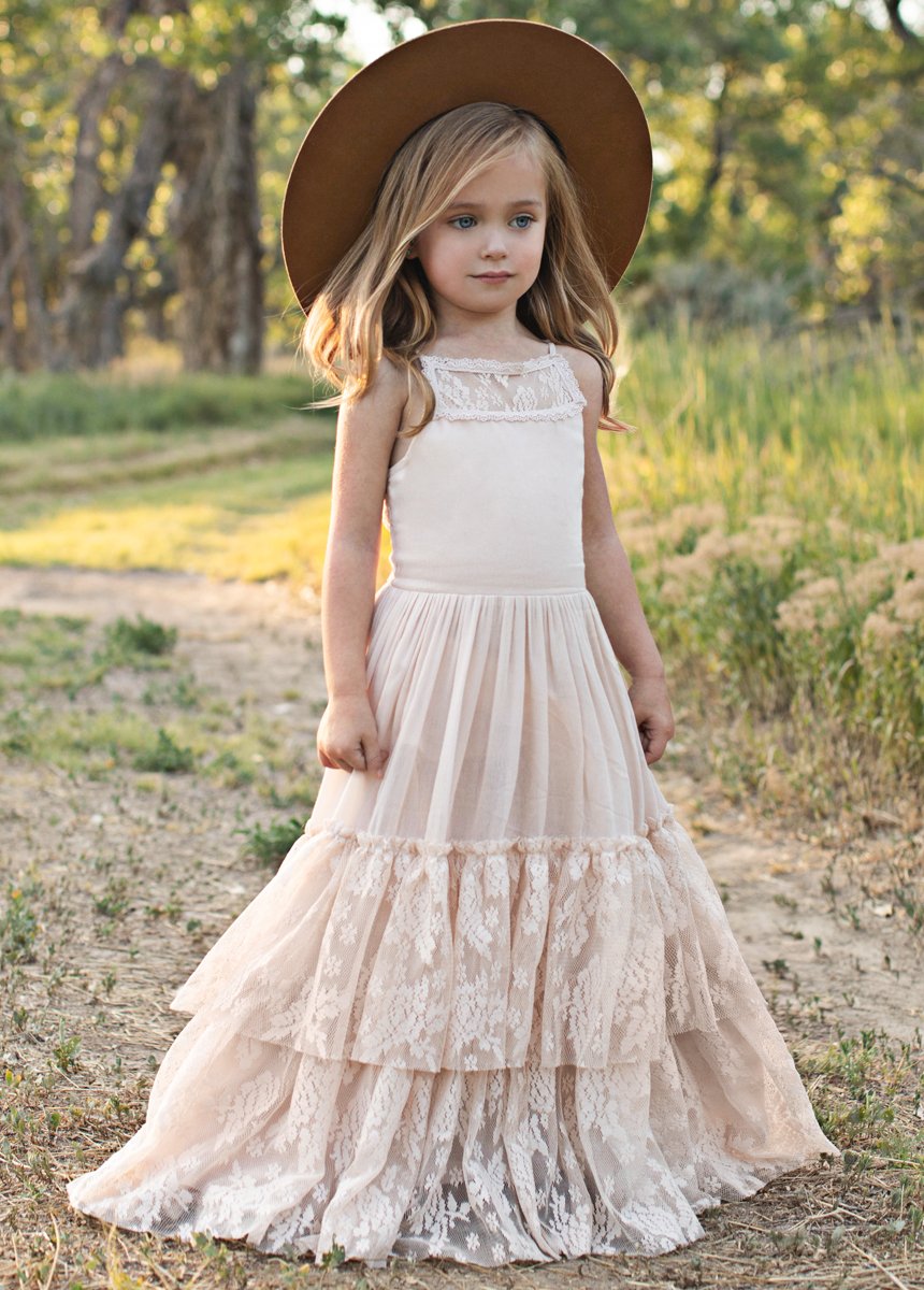 Summer Girls Lace Dresses Kids Flower Girl Wedding Princess Party Dress Vestidos Costume Children Clothing For 4-14Years alx