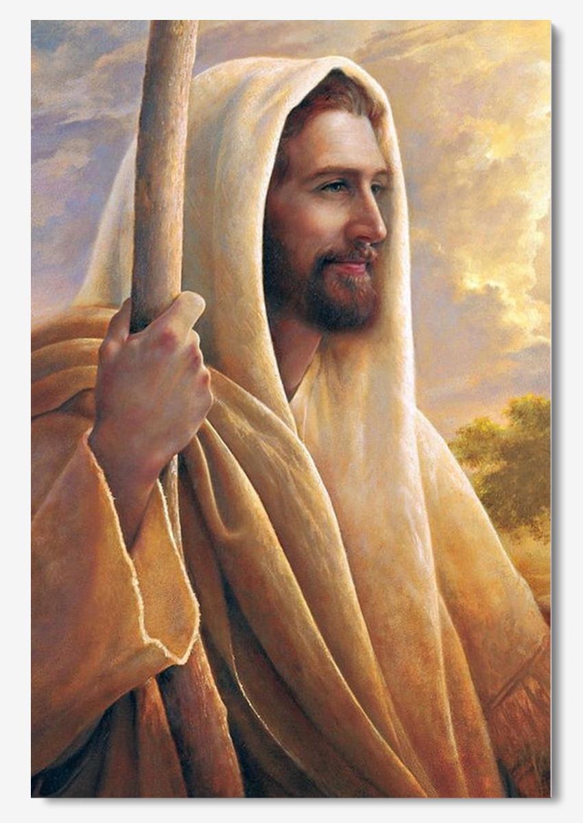 Jesus Is The Light Of The World Paiting Christ Art Poster