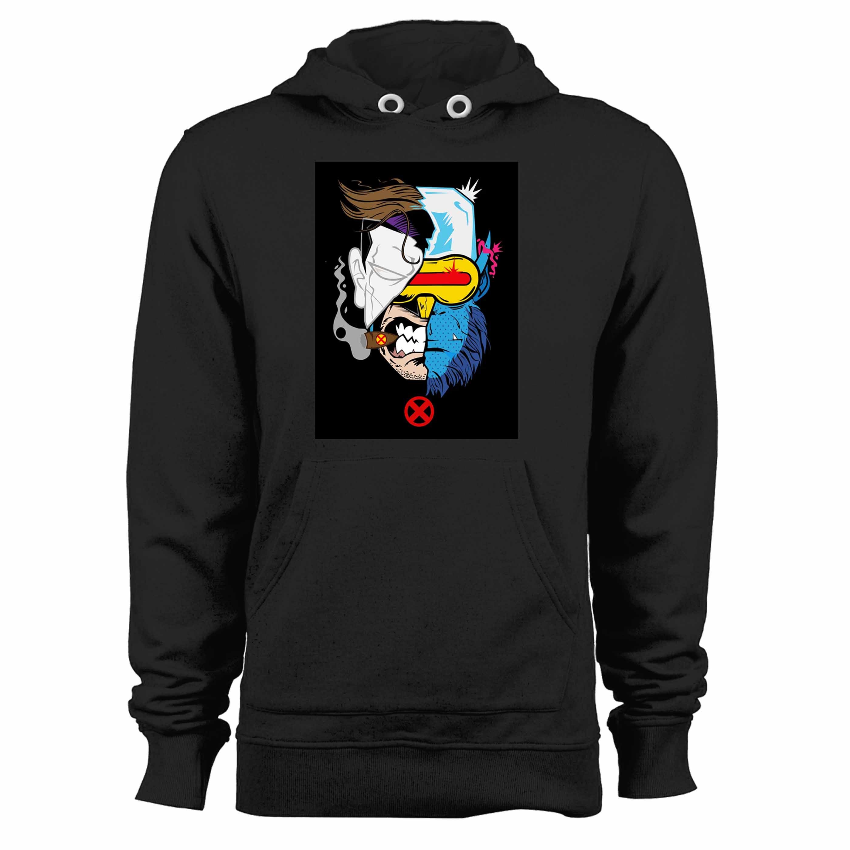 X Men All Face  Unisex Hoodie