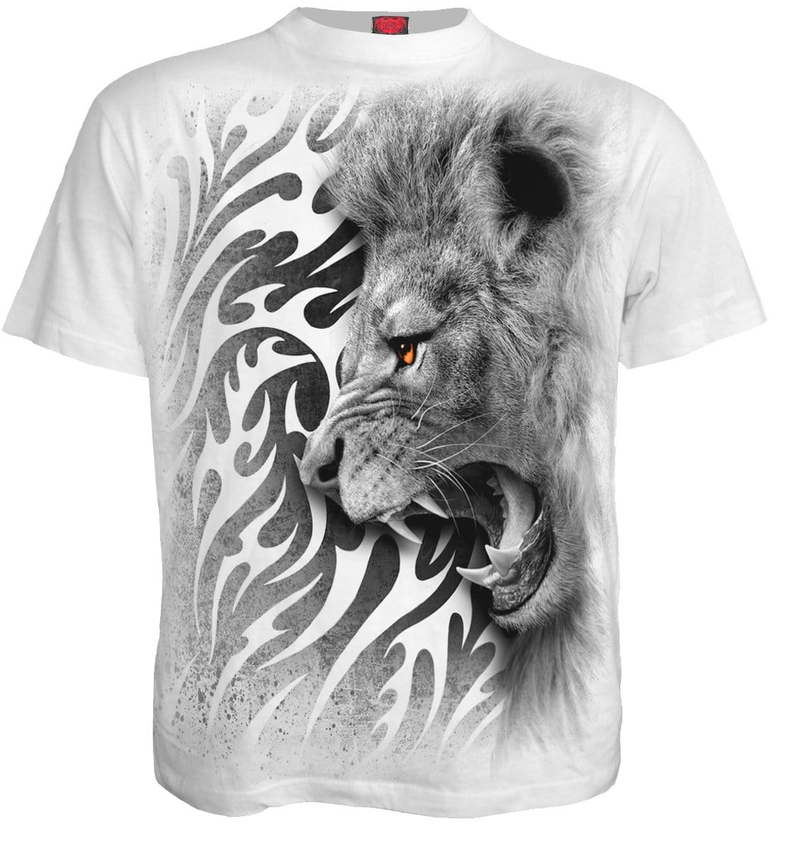 Tribal Lion – T-Shirt White