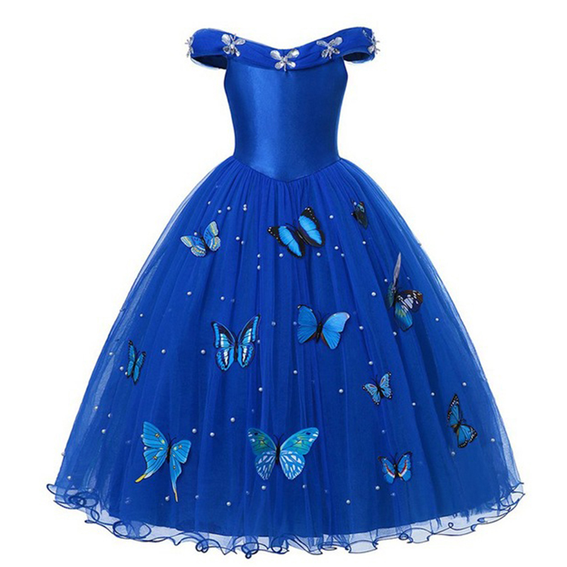 Anna Dress Girls Elza 2 Cosplay Costume For Kids Princess Dresses Sleeping Beauty Mermaid Snow White Halloween Party Fancy Vesti alx