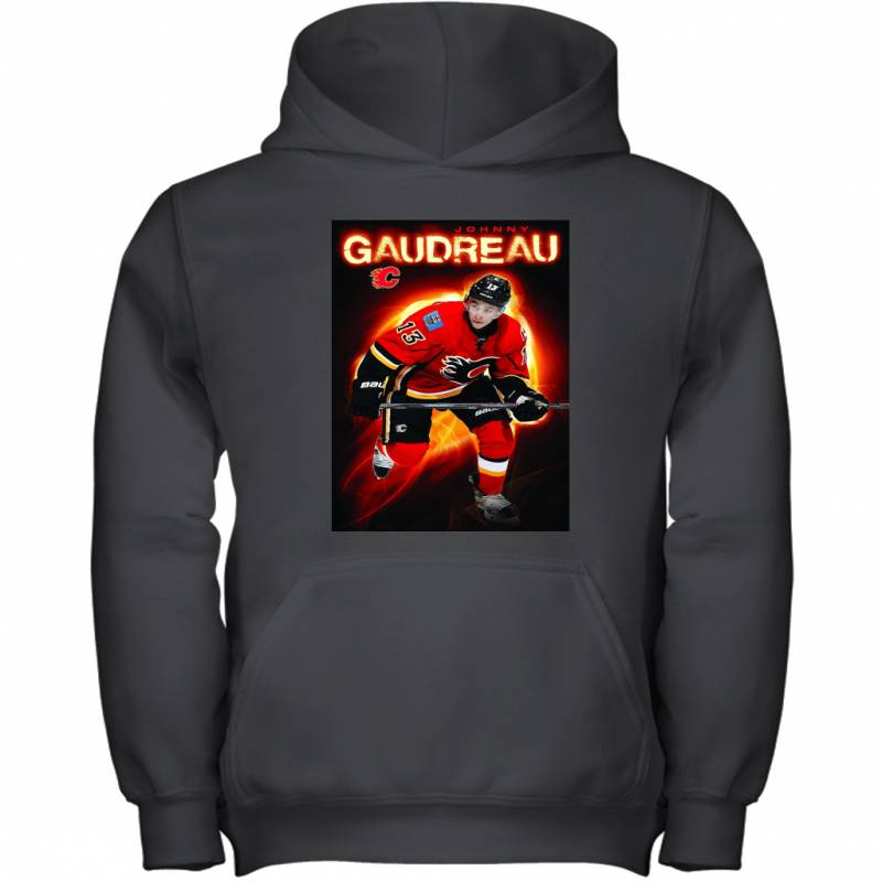 International Calgary Flames Johnny Gaudreau Premium Wall Youth Hoodie