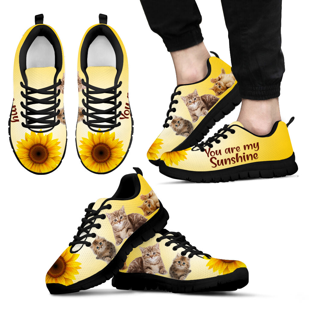 Kitten You Are My Sunshine Sneaker Fashion Shoes Comfortable Walking Running Lightweight Casual Shoes