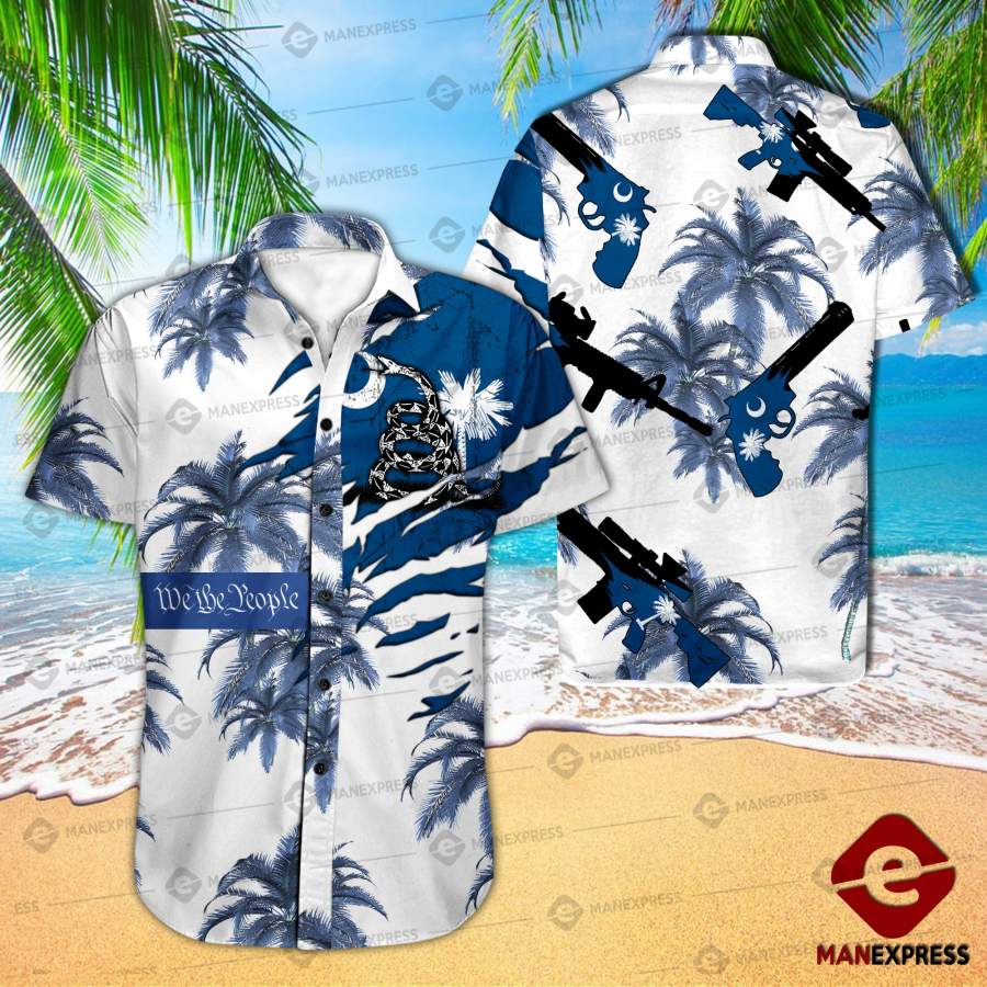 Mtp South Carolina United Patriot Three Percenter Hawaiian Shirt Pdt Ha104418