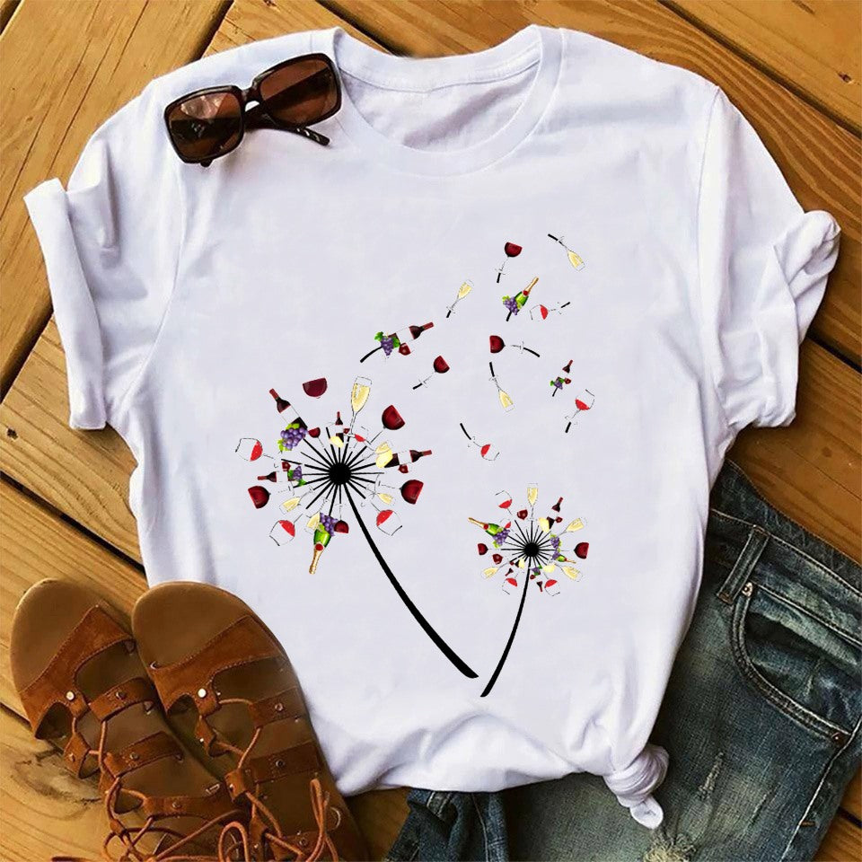 Wine Lovers Dandelion Gift Standard/Premium T-Shirt