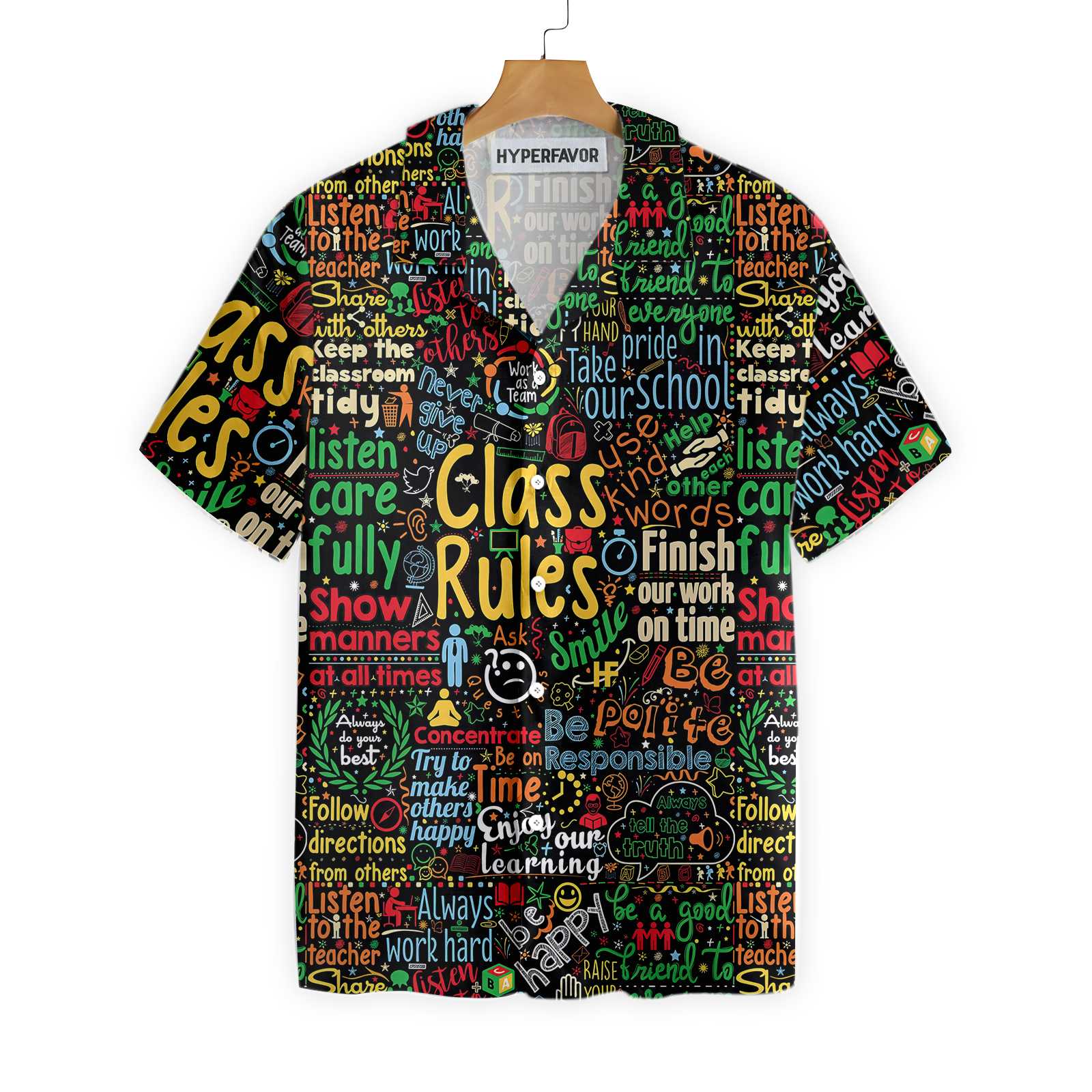 Class Rules Teacher Hawaii Shirt For Men And Best Gift Teachers Ha86756