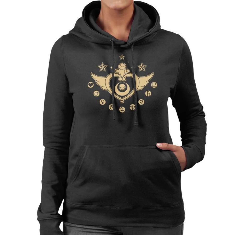 Sailor Moon Zodiac Heart Women’s Hooded Sweatshirt