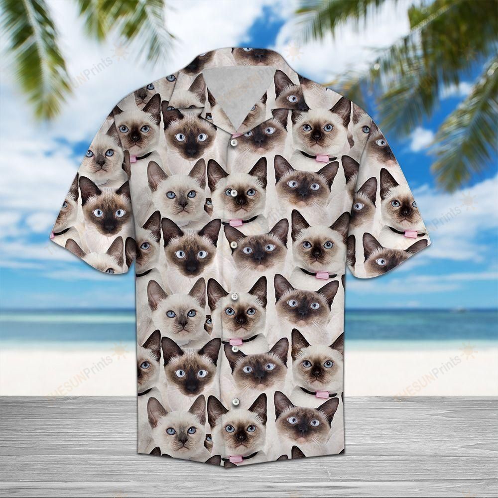 Thai Cat Awesome Hawaiian Shirt Ha56225