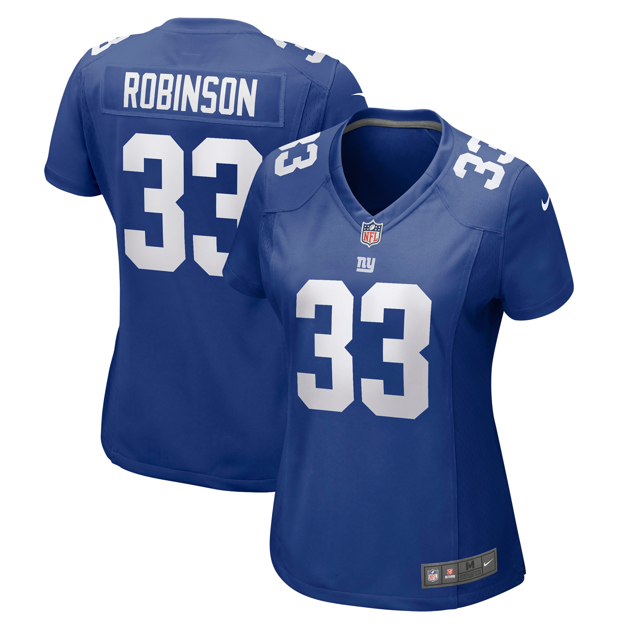 Women’s New York Giants Aaron Robinson Royal Game Player Jersey