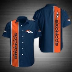 Denver Broncos Nfl Hawaiian Summer Shirt, Denver Broncos Summer Shirt, Denver Broncos Nfl Fan Hawaiian Shirt Short