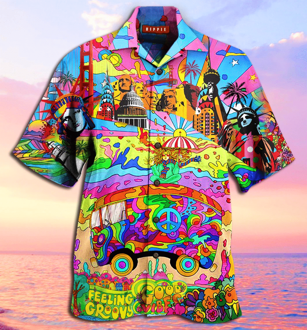 Hippies American Hawaii Shirt Ha55870