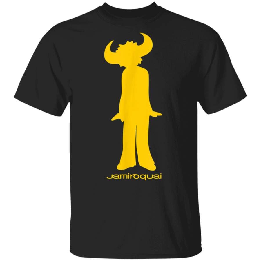 Jamiroquai Official Buffalo Yellow Logo  TShirt