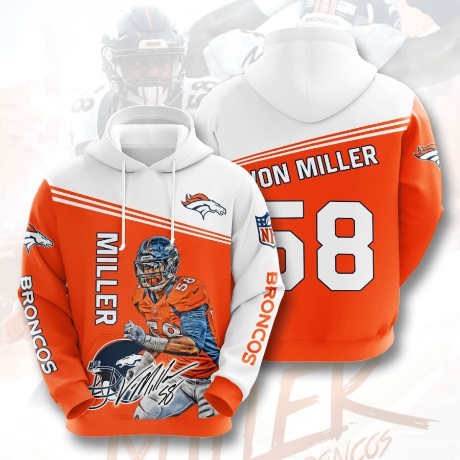 Denver Broncos Fans 3D All Over Designed Hoodie Gifts For Denver Broncos Fans Denver Broncos Lovers