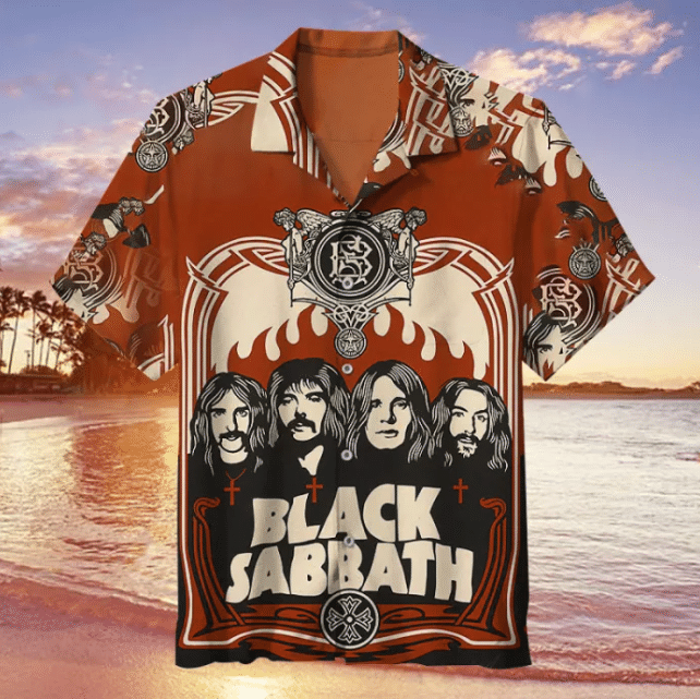 Black Sabbath For Man And Woman Print Short Sleeve Hawaii Shirt Ha54551