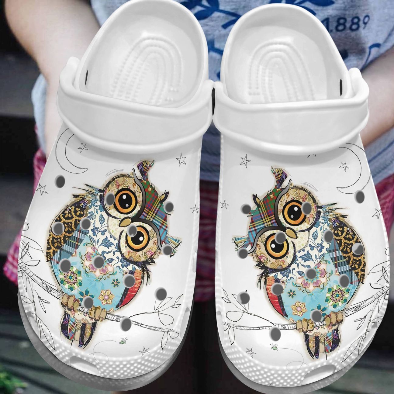 Owl Personalized Clog, Custom Name, Text, Color, Number Fashion Style For Women, Men, Kid, Print 3D Cute Owl