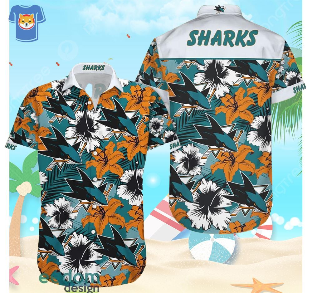 San Jose Sharks Aloha Beach Gift Hawaiian Shirt For Men And Women