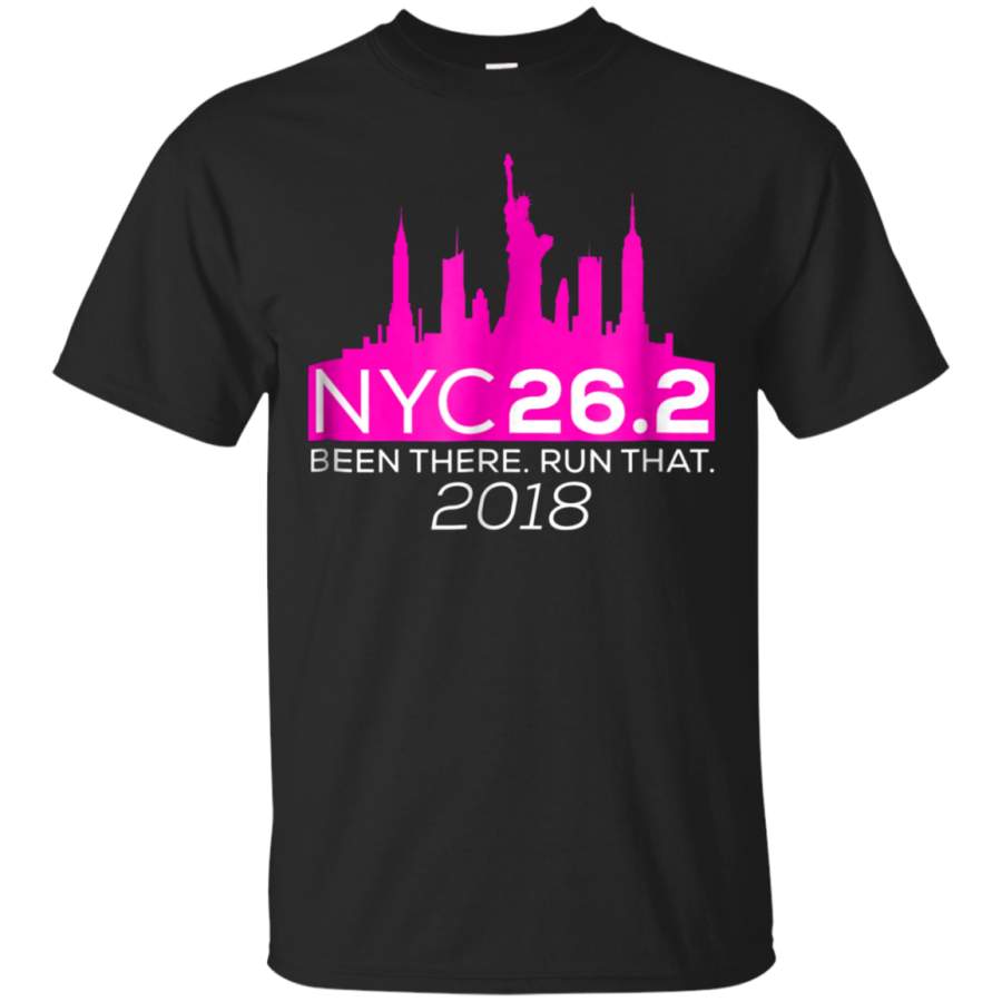 AGR Nyc 26.2 Been There Run That Marathon Shirt Tshirt Pink