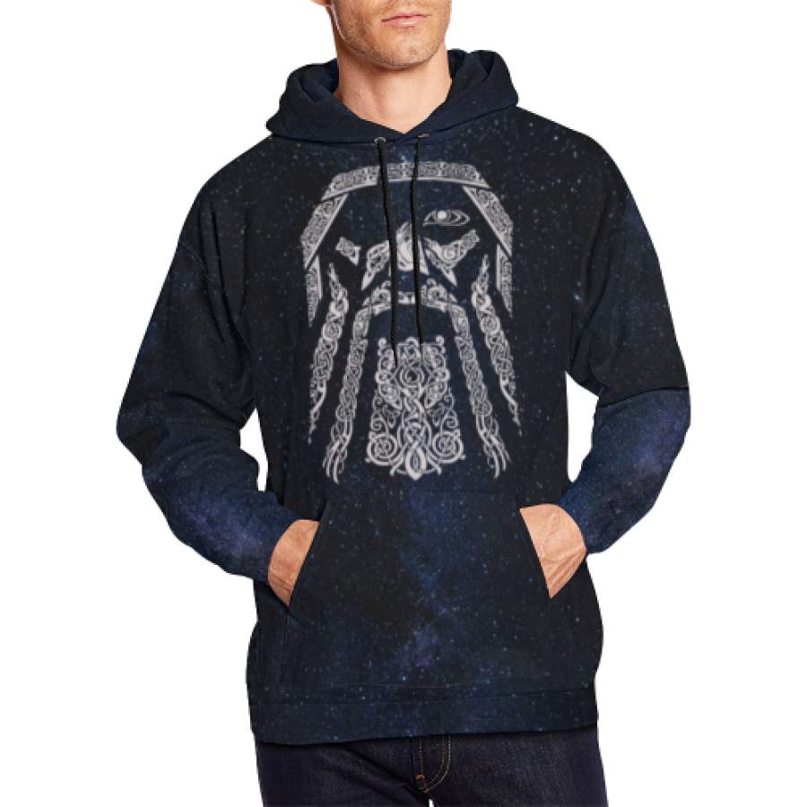 Viking Hoodie – Odin Symbol A6