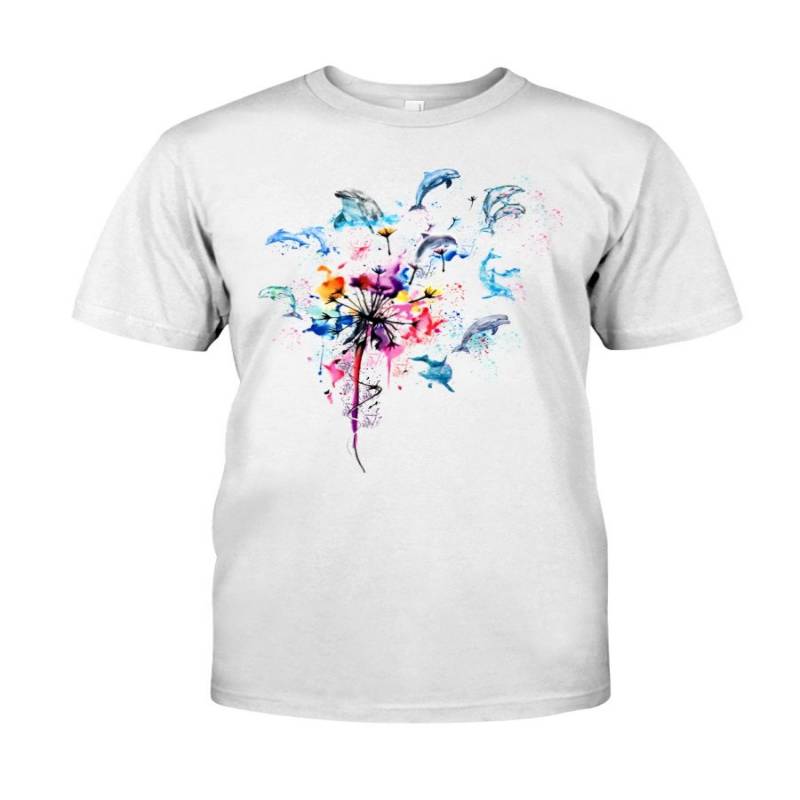 Dolphin Watercolor Classic T-Shirt