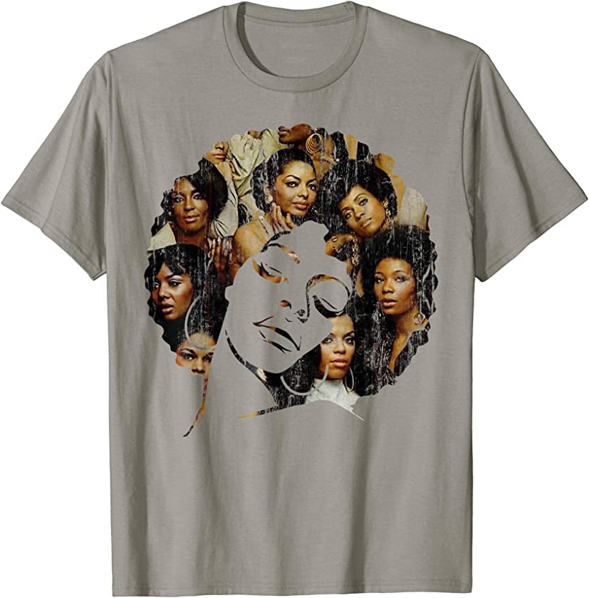 Strong Afro Black Women Shirt – Melanin Poppin Men Women Tee T-Shirt