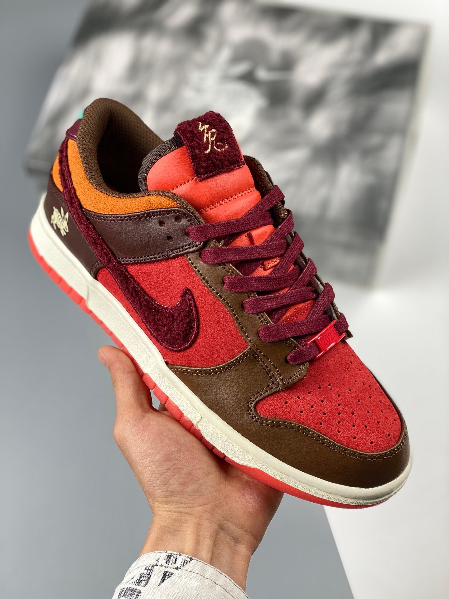 Nike Dunk Low Year of the Rabbit Orange Brown FD4203-661 5339190