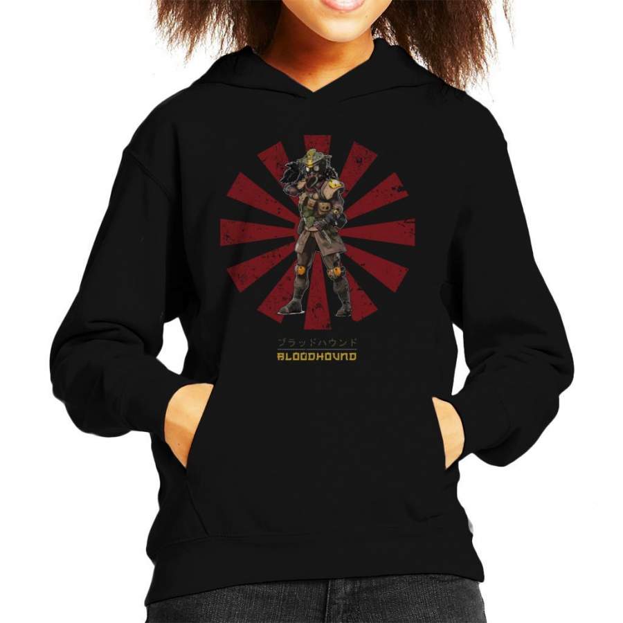 Apex Legends Bloodhound Retro Japanese Kid’s Hooded Sweatshirt