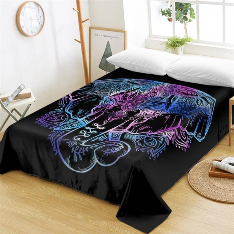 Floral Elephants 3D Customize Bedding Set Duvet Cover SetBedroom Set Bedlinen