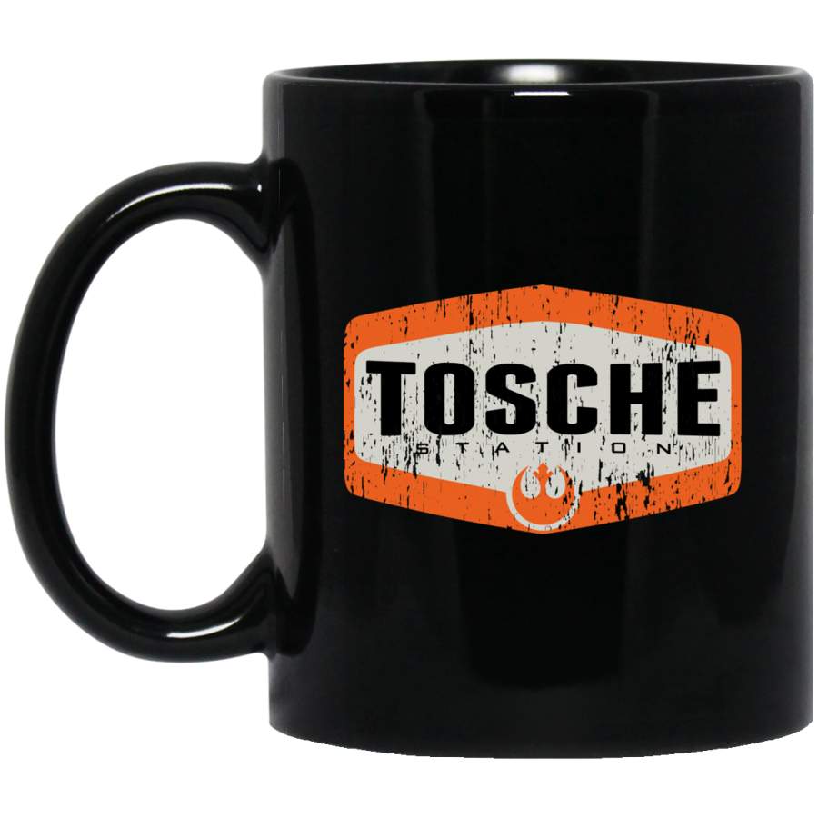 Tosche Station Vintage Gasoline style Mug Black Mug