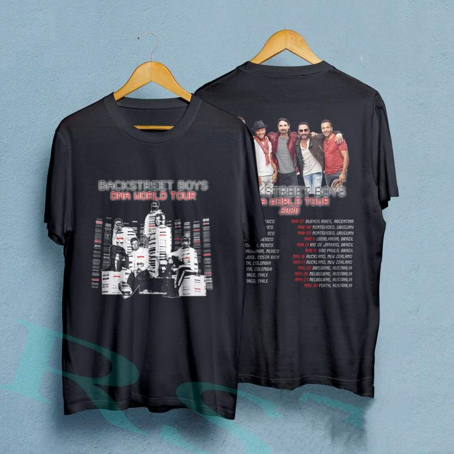 Backstreet Boys shirt DNA World Tour 2020 Album T-shirt Adult S-3XL