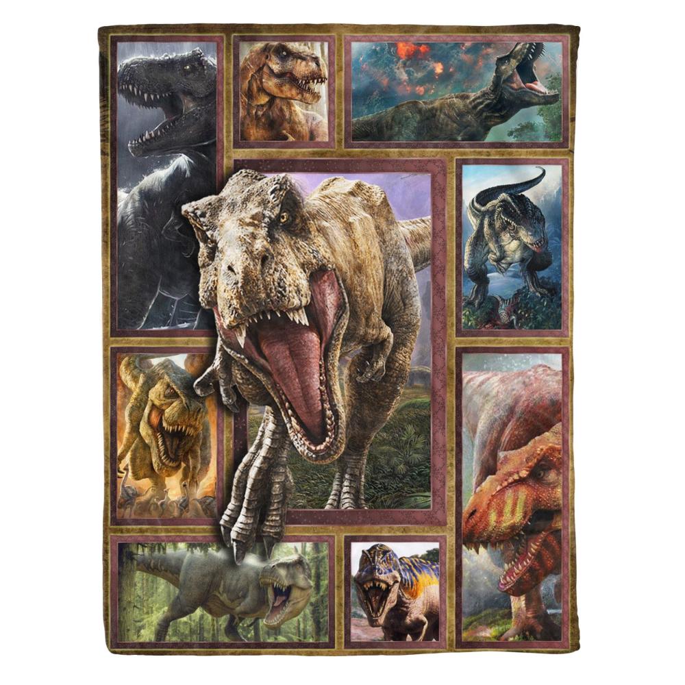 Animal Dinosaur 3D Special Gift Fleece Blanket Family Gift Home Decor Bedding Couch Sofa Soft And Comfy Cozy