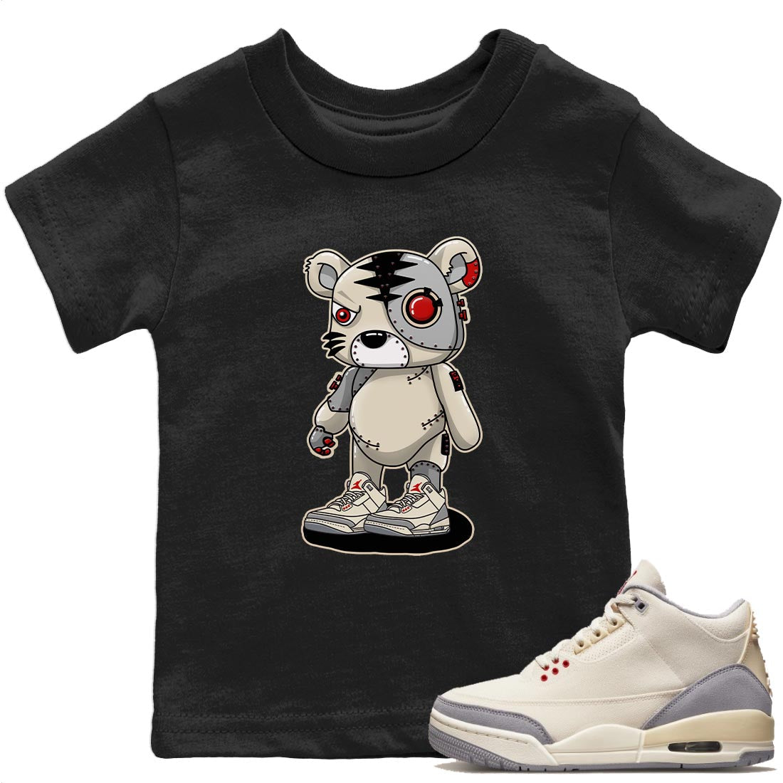 Cyborg Tiger T-Shirt – Air Jordan 3 Muslin Baby & Youth