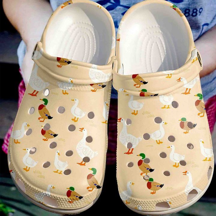 Duck Ducklings Sku 922 Crocs Crocband Clog Comfortable For Mens Womens Classic Clog Water Shoes