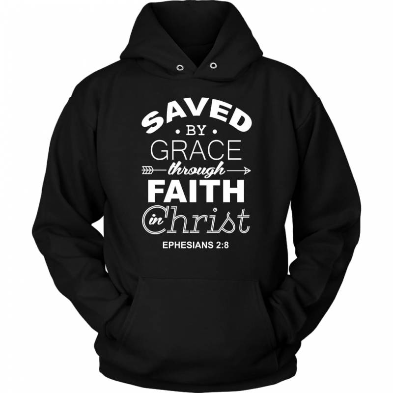 Ephesians 2:8 Save by grace hoodie | Christian apparel