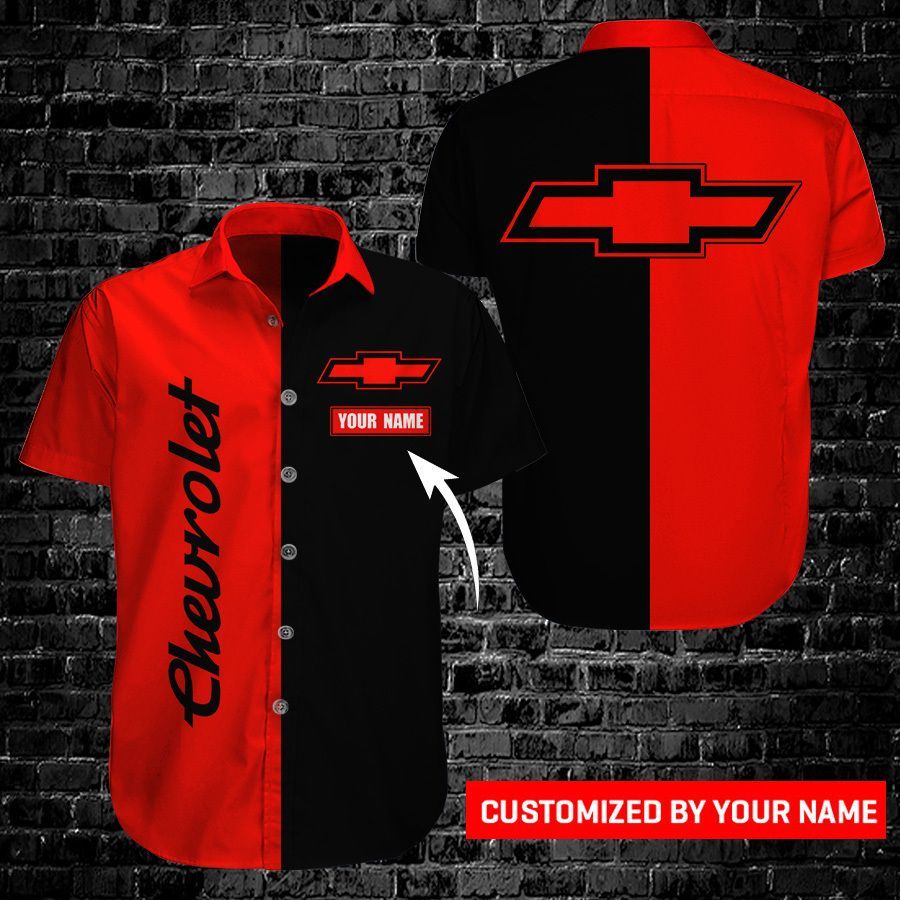 Copy of Chevrolet Button Shirt 3D ALL OVER CUSTOMIZED LLH260620H246