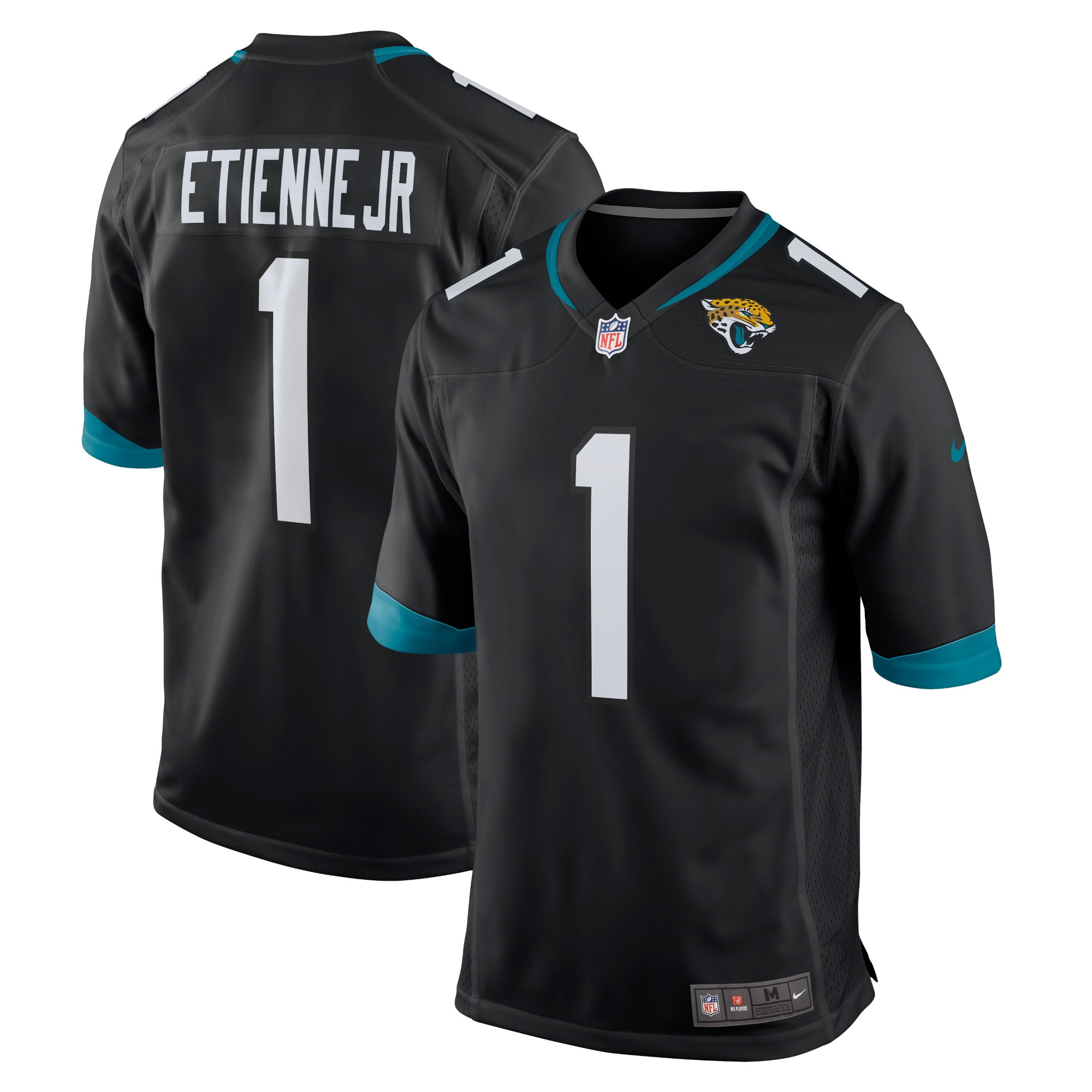 Travis Etienne Jacksonville Jaguars Alternate 2021 NFL Draft First Round Pick Game Jersey – Black NFL