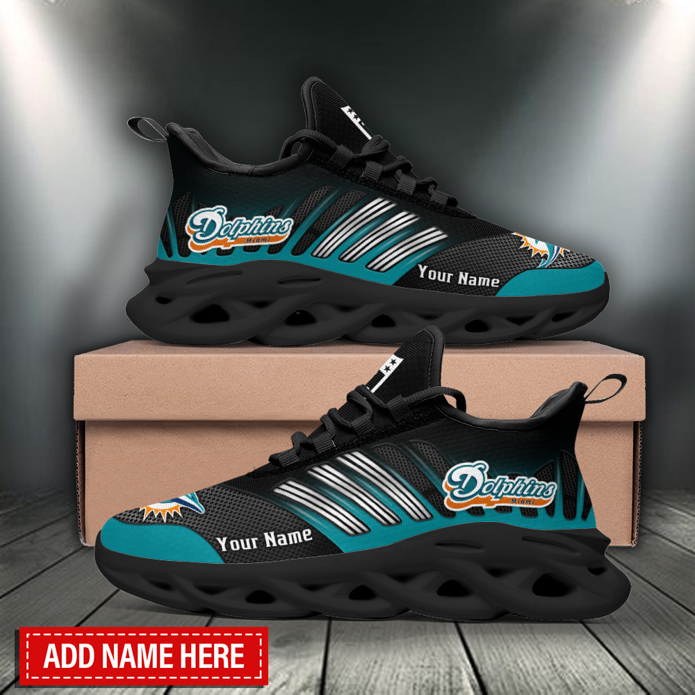 Miami Dolphins Yezy Running Sneakers Bb500