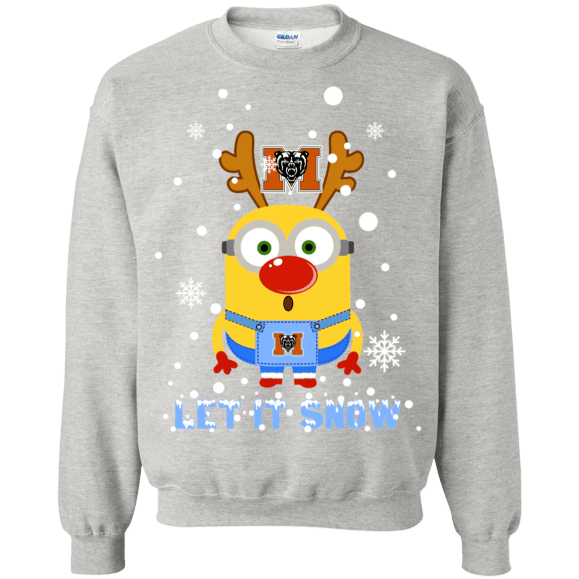 Buy Minion Mercer Bears Ugly Christmas Sweaters Let It Snow Sweatshirt