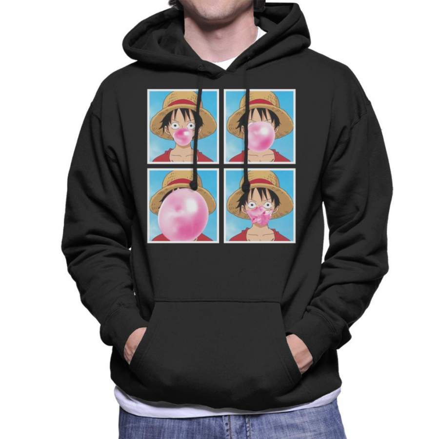 Monkey D Luffy Bubblegum One Piece Men’s Hooded Sweatshirt