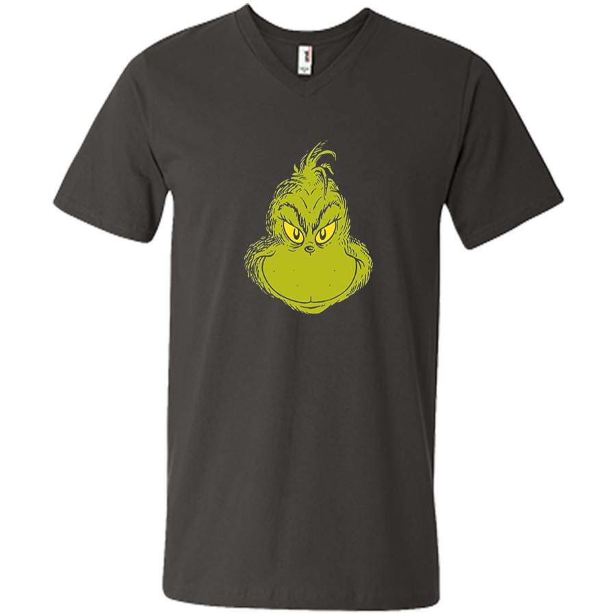 Dr. Seuss Classic Grinch Face T-shirt - ReadingLLC