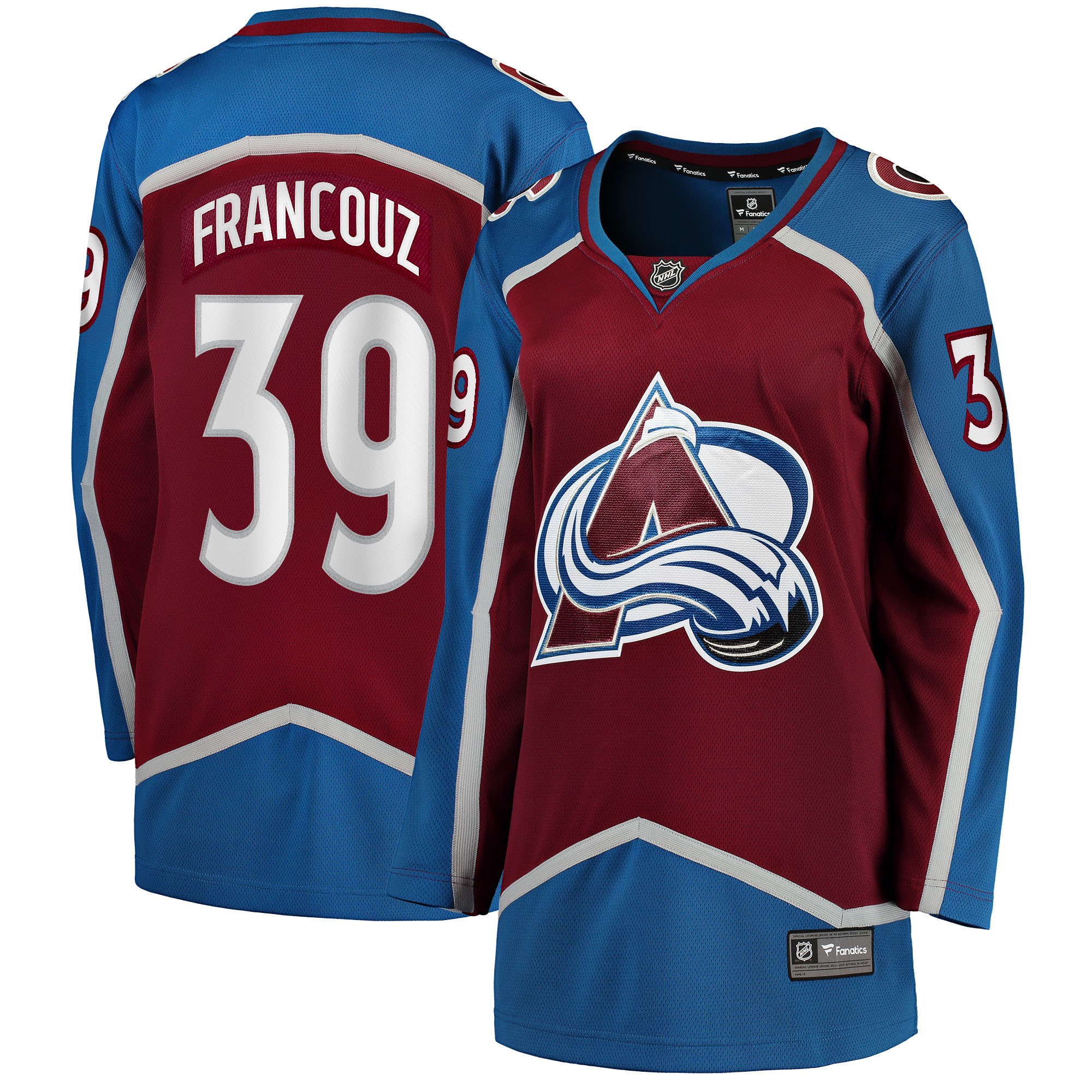 Pavel Francouz Colorado Avalanche Branded Women's Home Breakaway Player Jersey – Burgundy