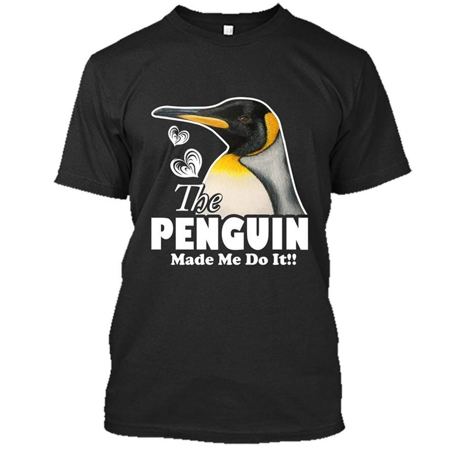 Penguin T-Shirt – I Love Penguin Tee Shirt Men Fashion Cotton T-Shirt