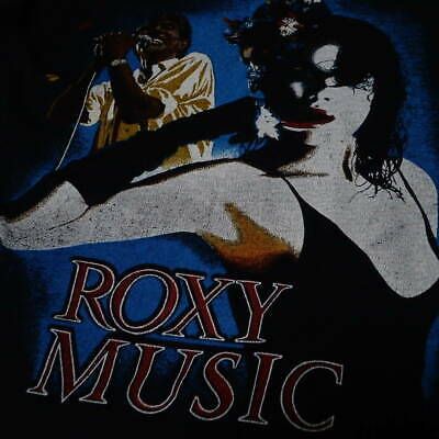 80s Roxy Music Vintage T-shirt Things At That Time The Real Thing Band Rock 9857