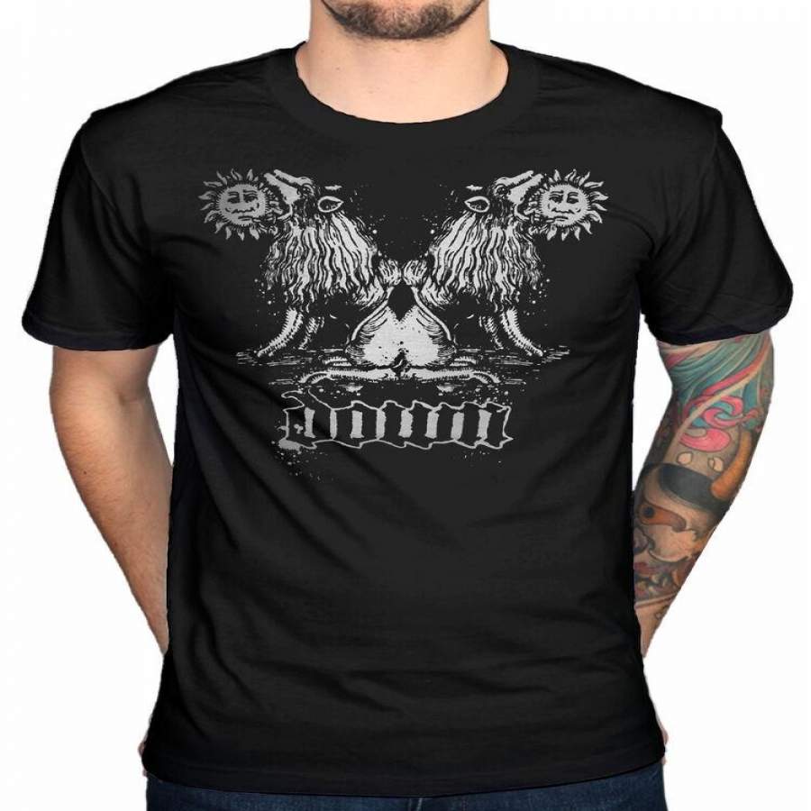 Down Double Lion T-Shirt Rock Pantera Crowbar Arson Anthem