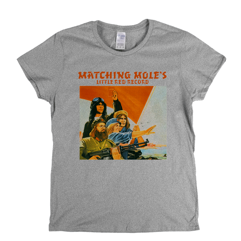 Matching Moles Little Red Record Womens T-Shirt