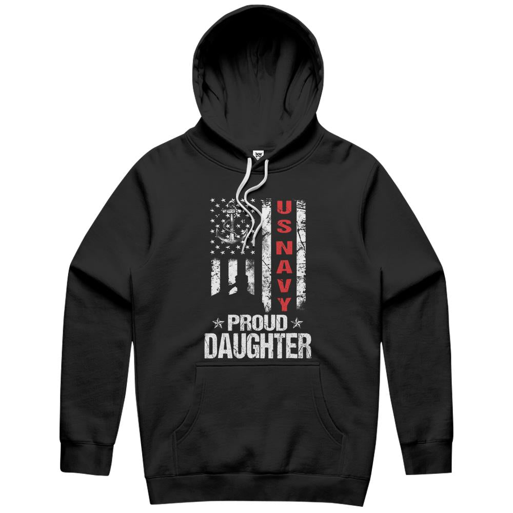 Us Navy Proud Daughter Veteran Hoodie