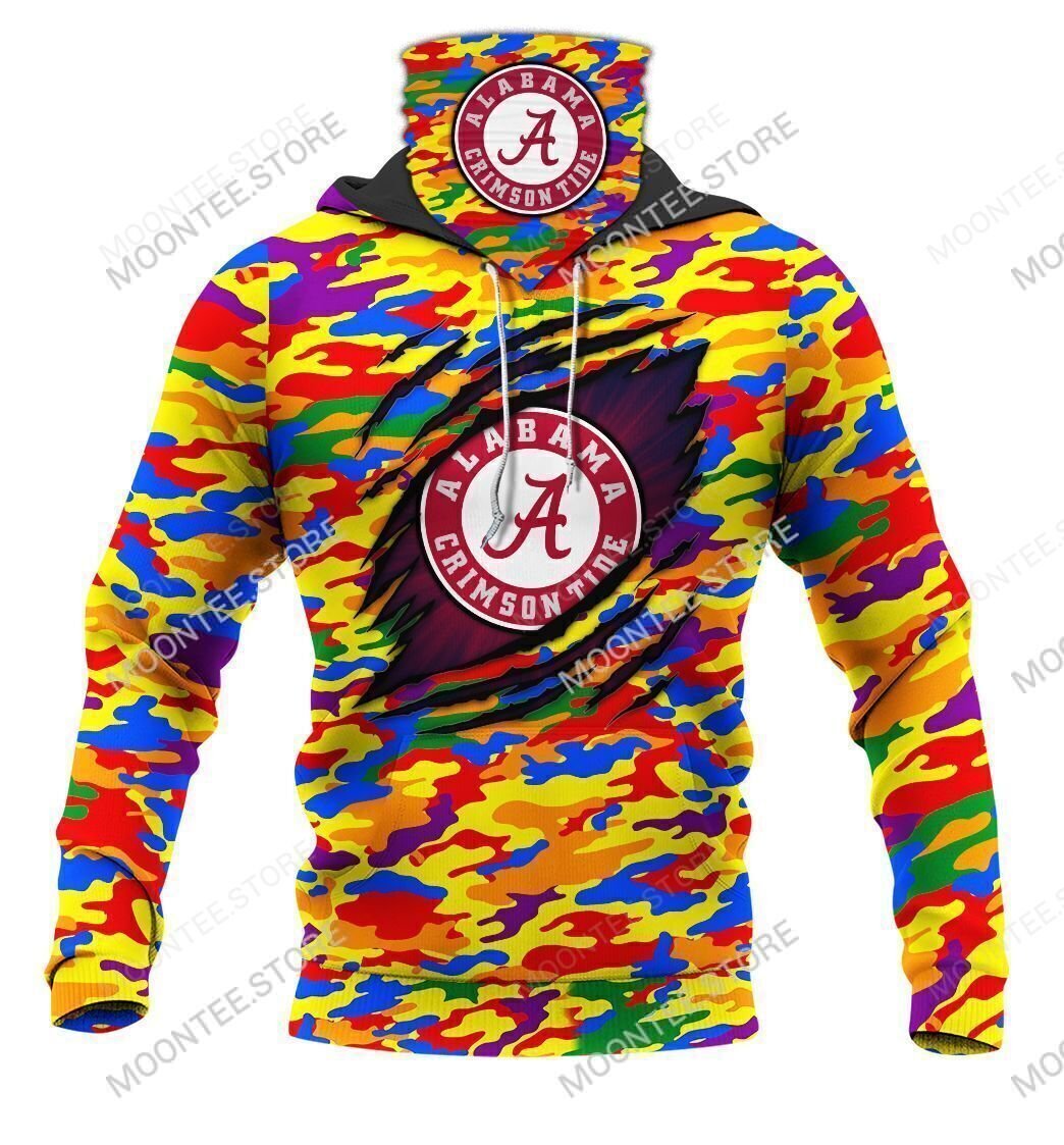 01Alabama006 | Color Camouflage | CUSTOMIZE YOUR NAME & NUMBER | HOT SALE 3D PRINTED